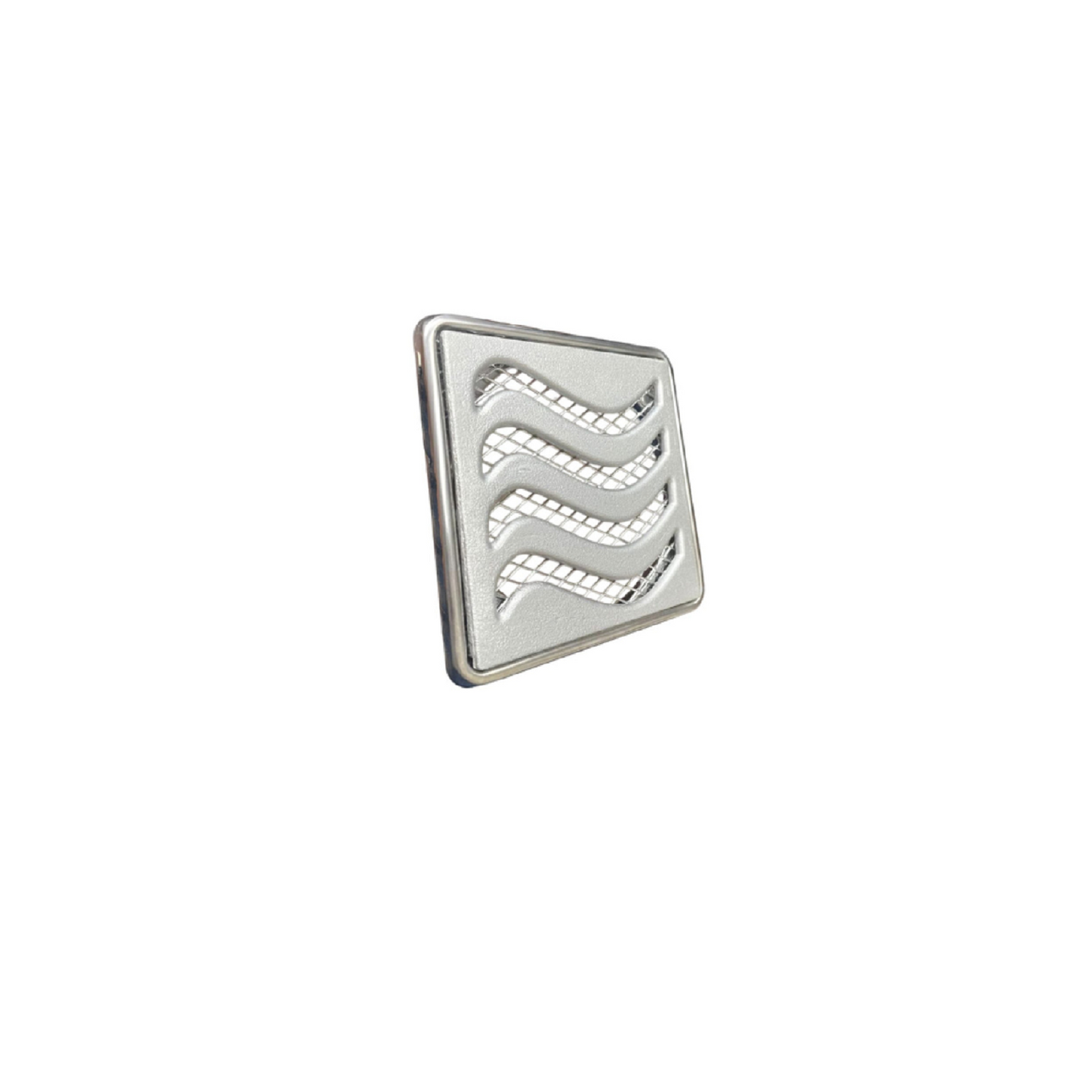 Ralo 10x10 Elite em Alumínio com Aro de Fixação em Inox + Tela Anti Insetos