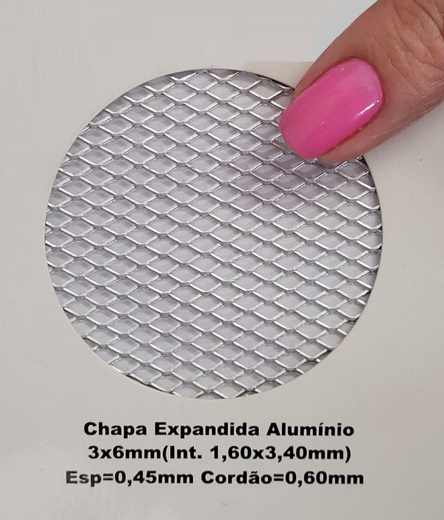 Tela em Alumínio Expandido Anti Inseto e Sujeira Para Ralos Retangular