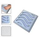 Ralo Grelha em Alumínio Elite 15x15 com Aro de Fixação e tela