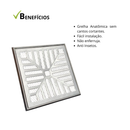 Ralo Quadrado com Grelha Concava, Tela Anti Insetos e Aro de Fixação em Alumínio