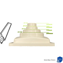 Ralo 15x15 Reta Alumínio com Coletora Multi Saídas + Sifão