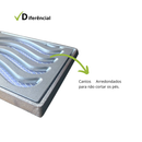 Ralo Grelha em Alumínio Elite 15x15 com Aro de Fixação e tela