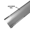 Ralo em Inox 304 - Modelo 10x100 Invisivel "Cola Piso" com Aro e Tela