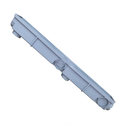 Ralo Linear 6x50 Sifonado Anti Inseto com Grelha Gradeada Inox Polido