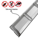 Ralo em Inox 304 - Modelo 10x100 Invisivel "Cola Piso" com Aro e Tela