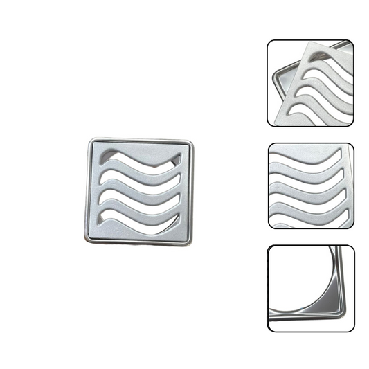 Ralo Elite 10x10 em Alumínio com aro e Fiação em Inox