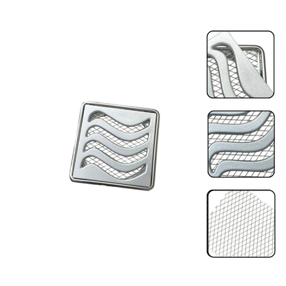 Ralo 10x10 Elite em Alumínio com Aro de Fixação em Inox + Tela Anti Insetos