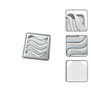 Ralo 10x10 Elite em Alumínio com Aro de Fixação em Inox + Tela Anti Insetos