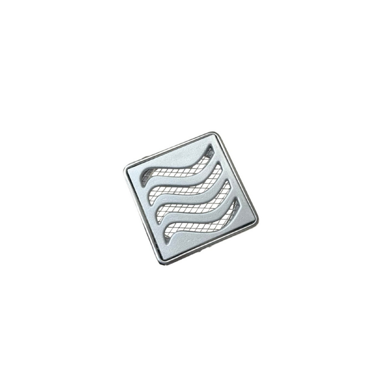 Ralo 10x10 Elite em Alumínio com Aro de Fixação em Inox + Tela Anti Insetos