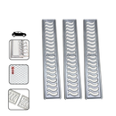 Ralo Linear Elite 10x150cm com aro de fixação e tela anti inseto (3 Ralos 10x50)