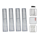 Ralo Linear Elite 10x200cm com aro de fixação e tela anti inseto (4 Ralos 10x50)