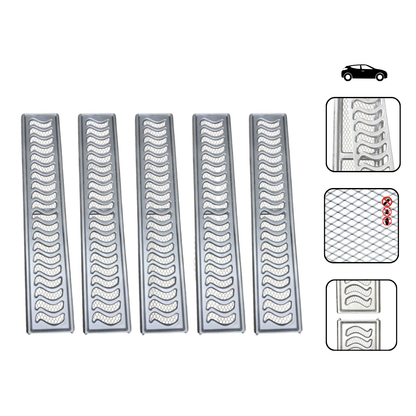 Ralo Linear Elite 10x250cm com aro de fixação e tela anti inseto (5 Ralos 10x50)