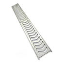 Ralo Linear Elite 15x100 com aro de fixação e tela anti-inseto (2 Ralos 15x50)