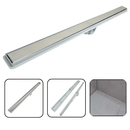 Ralo Linear 5cm Invisível "Cola Piso" e Oculta  com Tela Anti Inseto