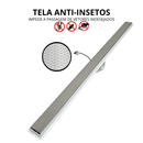 Ralo Linear 5cm Invisível "Cola Piso" e Oculta  com Tela Anti Inseto