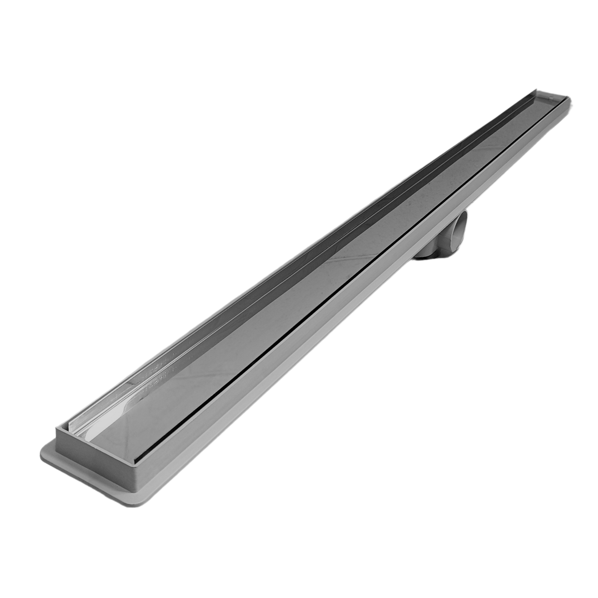 Ralo Linear 5cm Invisível "Cola Piso" e Oculta  com Tela Anti Inseto