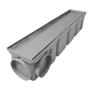 Ralo 10x50 Inox Invisivel "Cola piso" com Coletora Modular