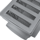 Ralo Linear Pluvial 10x100 Grelha de Alumínio – Coletor Sequencial Saídas 75mm