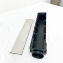 Ralo 10x50 Inox Invisivel "Cola piso" com Coletora Modular