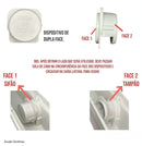 Ralo Linear 6x50 Sifonado Anti Inseto com Grelha Gradeada Inox Polido