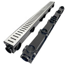 Ralo Linear 8X100 com Grelha em Inox 304 com Coletora Sequencial 50mm com Tela Anti Insetos