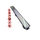 Ralo Linear Sifonado 6x50 Oculto com Grelha Lisa em Inox Polido com Tela Anti Inseto