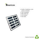 Ralo 15x15 Reta Alumínio com Coletora Multi Saídas + Sifão