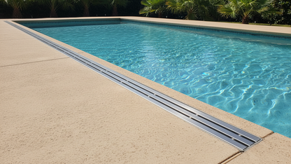Ralo Linear Pluvial 10x100 Grelha Trilho de Inox 304 – Coletor Sequencial Saídas 75mm