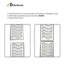 Ralo Linear Elite 15x100 com aro de fixação e tela anti-inseto (2 Ralos 15x50)