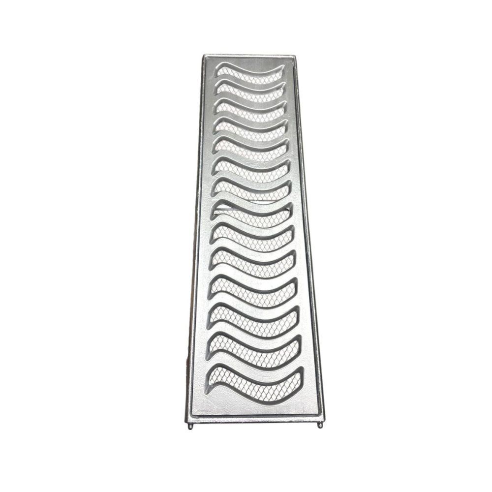 Ralo Linear Elite 15x100 com aro de fixação e tela anti-inseto (2 Ralos 15x50)