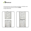 Ralo Linear Elite 10x100 com Tela Anti Inseto e Aro de Fixação (2 peças 10x50cm)